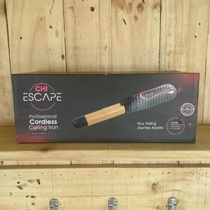 Professional cordless curling iron